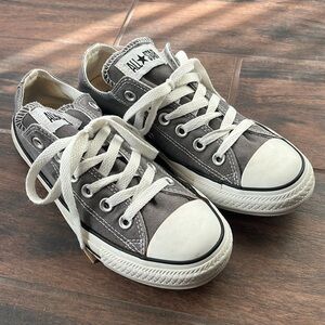 Gray Low-Top Converse